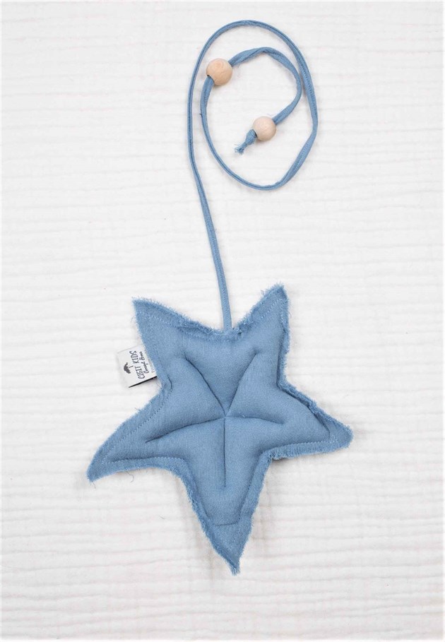100145-18Küçük Boncuklu Müslin Süs Yıldız 12 cm İndigo Mavi - CigitCigitKüçük Boncuklu Müslin Süs Yıldız 12 cm İndigo Mavi