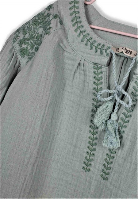 70487-20Çiçek Nakışlı Reglan Kol Müslin Elbise 2-7 Mint Yeşil - cigit.com.trCigitÇiçek Nakışlı Reglan Kol Müslin Elbise 2-7 Mint Yeşil